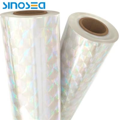 China Hot Stamping Aluminum Foil Holographic Film For License Plate for sale