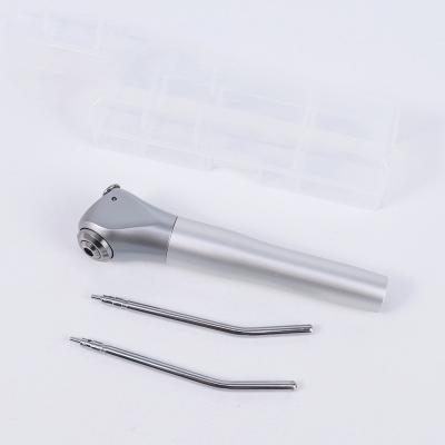 China Dental Air Disposable Three Way Dental Three Way Irrigation Metal Water Irrigation Metal Gun Bend Syringe Three Way Syringe for sale