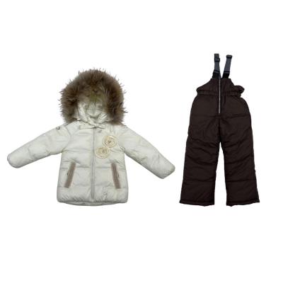 China Custom Made Winter Breathable Waterproof Windproof Kids Skiing Suit One Piece Set for sale