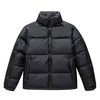 China 2022 fashion design winter stripper black sufficiency power coat outdoor men QUICK DRY thick warm bubble bottom down jacket for sale