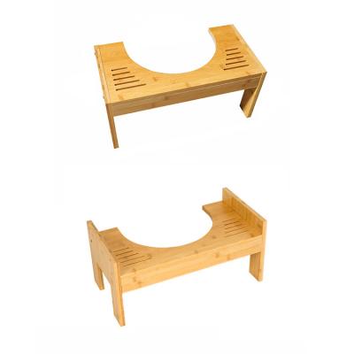 China Eco-friendly customize foldingbamboo bathroom toliet foot stool for bathroom for sale