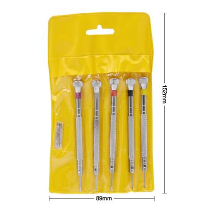 China Watch Jewelry Glass Repair Kit 0.8-1.6mm Steel Screwdriver For Watch Repairing Portable Watch Tools Band Removal With Mini Link Pins Watchmaker Tools for sale