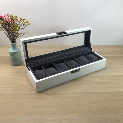 China Classic Elegant Vintage Luxury Watch Box Organizer Piano With Baking Paint Wooden Case Men Jewelry Storage Top Than Glass Watches Display Boxes for sale