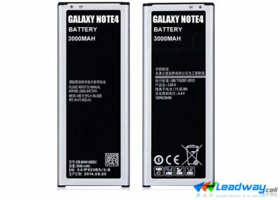 Cina qualità originale della batteria delle cellule del litio 3.7V per la batteria della nota 4 della galassia di Samsung del telefono cellulare in vendita