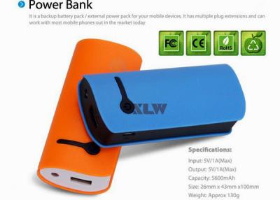 China Handheld External Portable Power Tube for Digital Products 5600mah Power Bank for sale