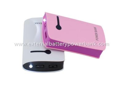 China Custom Emergency Charger Portable USB Power Pack 6000mAh / 7800mAh for sale