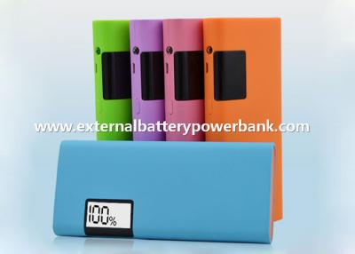 China Rectangle Notebook 10000mah External Battery Pack with Digital LCD Screen for sale