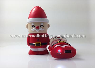 Cina Nuova progettazione portatile del Babbo Natale della Banca di potere 5600mAh con la torcia dell'istantaneo del LED in vendita