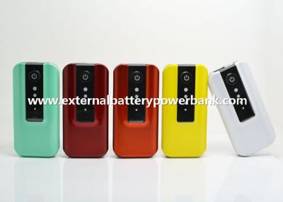 China UV Plastic 18650 Universal Portable Mobile Power Bank , External Battery Charger for sale