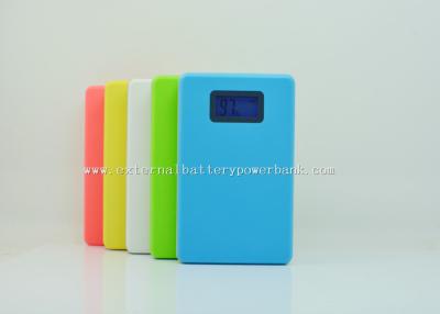 China Dual USB LCD Digital Indicator Mobile Polymer Power Bank 6000mah for sale