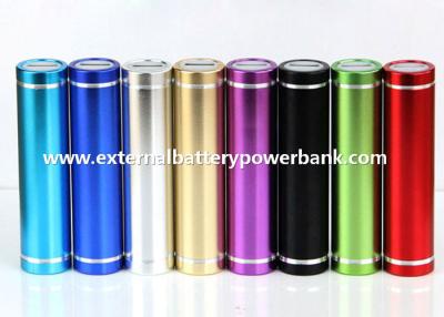 China Aluminiumenergie-Bank ExteModernal-Ladegerät 1500mah zylinder USBs Smartphone zu verkaufen