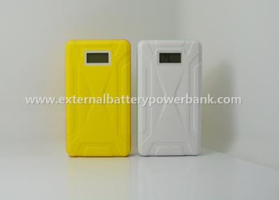 China Smart Phone 12000mah 18650 battery Dual USB Power Bank Output 5V 1A / 2A for sale