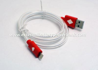 China 8Pin Lightening USB Data Transfer Cable with Red LED Light for iPhone5 5s 6 6Plus for sale