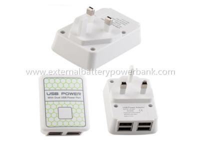 China 4 Ports 220V Universal Travel USB Wall Charger For Iphone / Ipad for sale