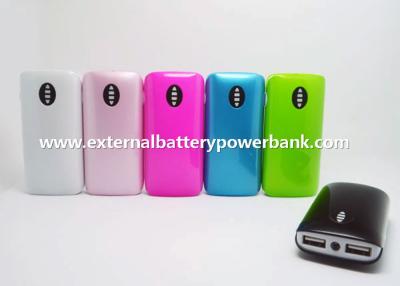 China ABS Dual USB Samsung Galaxy Cellphone Compact Power Bank 4400 mah for sale