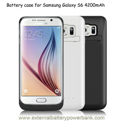 중국 Samsung 은하 S6 외부 건전지 상자 손잡이 보강은 보호합니다 판매용