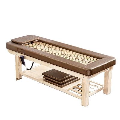 China China Manufacturer Modern Multifunctional Facial Spa Massage Table Moxibustion Bed for sale