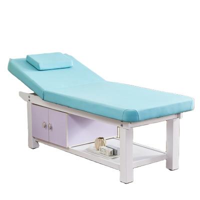 China Modern Manufacturer Price Massage Portable Solid Wood Foldable Facial Bed for sale