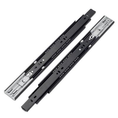 China OEM Factory Wholesale 45mm Full Soft Closing Extension 3 Fold Channel Telescopic Drawer Glides For Furniture Drawer for sale