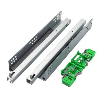 China Undermount Modern Soft Closing Side Mounted Runners Half Extension Drawer Slides for sale