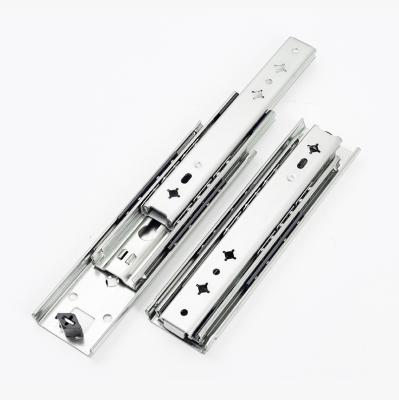 China 53mm Full Capacity 120kg Modern Heavy Duty Extension Ball Bearing Sliding Telescopic Channel / Drawer Slide for sale