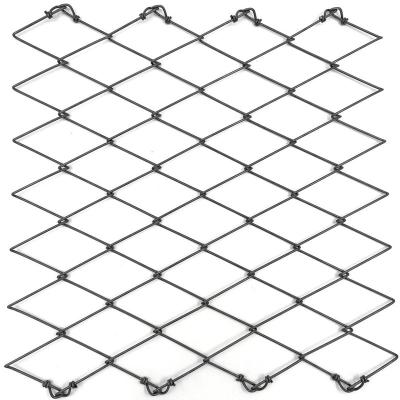 China Easily Assembled Hot Sales Galvanized Chain Link Fence Wire Screen Black PVC Coated 6ft By Roll Price 6 X12 For Gates for sale