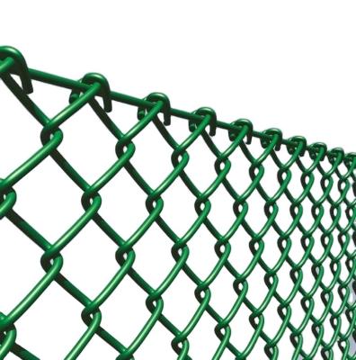 China Easily Assembled High Quality Used Hot Dipped Galvanized PVC Coated Chain Link Fence for sale