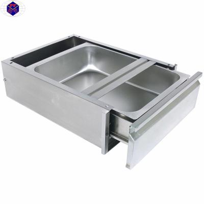 China Stainless steel Custom Sheet Metal Fabrication Stainless Steel Drawer for sale