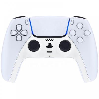 China PS5 Controller Replacement Shell PS5 Accessories Soft Touch Strip Face White Decorative Shell For PS5 Controller for sale