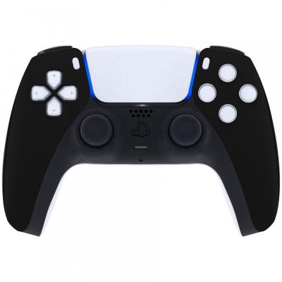 China Replacement Front Shell PS5 Shell Custom Soft Touch Black Face Front Shell Case For Controller PS5 Radio for sale