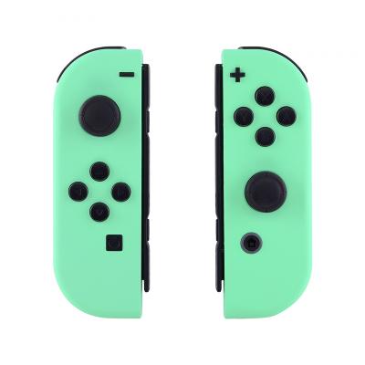 China Replacement Case Soft Touch Mint Green Replacement Grip Shells For NS Switch Housing Case NS Handheld Controller for sale