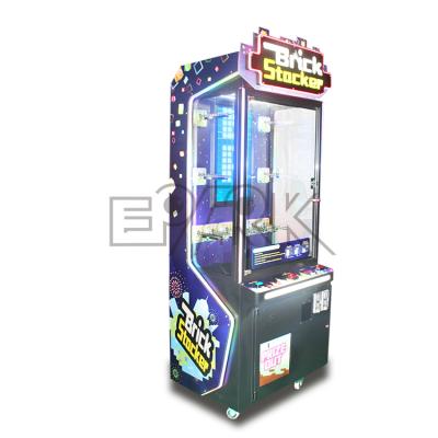 China Hardware Games Arcade Game Machines Gift Coin Operated Game Machine And Newest Acrylic Brick Stacker For Sale for sale