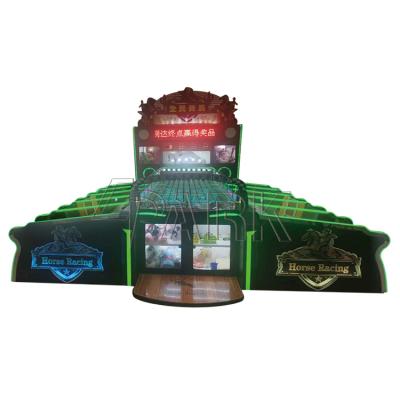 China Horse Racing 10 Players Equipment National Net Red Booth Game Carnival Edition Coin Operated Game Machine For Sale for sale