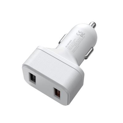 China New HENCA USB Port QC3.0 Mini USB Car Charger Price Car Accessories China-chic Double Fast Charging Cheap Mobile Phone Car Charger Dual Gift for sale