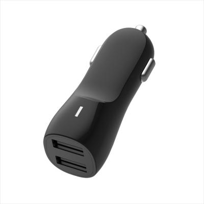 China Cheap Wholesale 12V 24V USB car charger mobile phone dual car 2a mini 5v 2a usb car charger de charger carregador de carro USB for sale