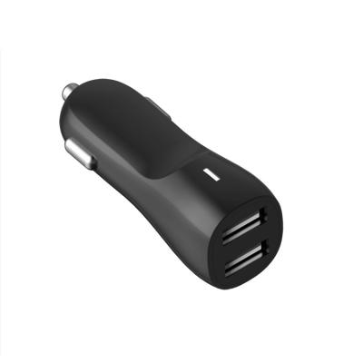 China Factory Made Car Charger Mobile Phone HENCA Promotion Gift 2USB Car Charger 5V 2.1A Custom OEM USB Car Charger For iPhone for sale