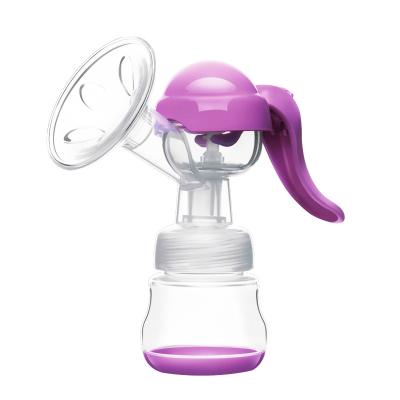 China BPA Free Manual Breast Pump Milk With Baby Bottle for sale