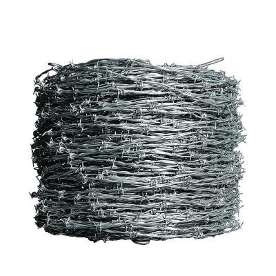 China Iron Wire Twisted Barbed Wire 50kg Galvanized Double Barbed Wire Razor Barbed Wire Fence for sale