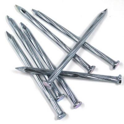 China Factory Wholesale Flat Hardened Concrete Nails 3 Inch Fluted Steel Concrete Building Construction Nails for sale