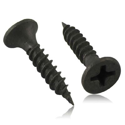 China Quality Phosphated And Galvanized, Perfect Flat And Bottom Price Black Drywall Screw for sale