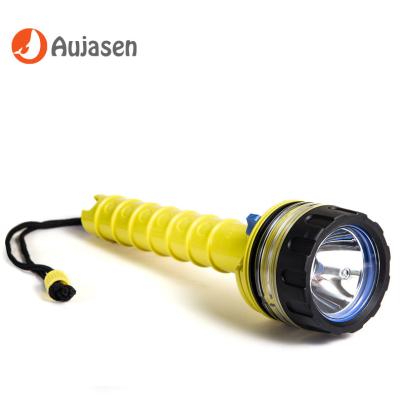 China Anti-impact Camping Fishing Equipment LED Operation Underwater Professional Diving Diving Flashlight for sale