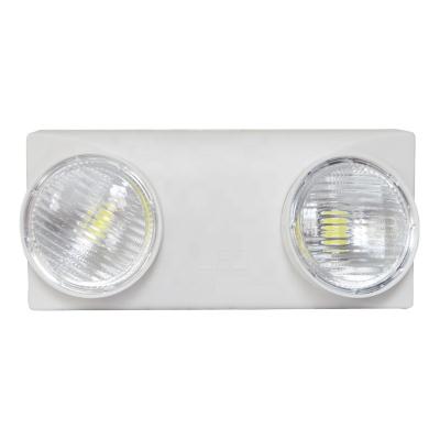 China Indoor; (Hotel Emergency Lamp Twin LED 2x3W Emergency Exit LED Sign Twin Head Light Lighting for sale