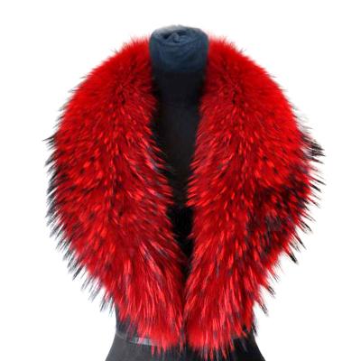 China Soft and smooth fashionable high quality fox fur collars real fur collar fox fur collar for sale