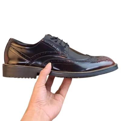 China Flat Formal Men Leather Oxfords Shoes Genuine Leather Shoes High Quality Men's Casual Handmade Stylish Shoes for sale