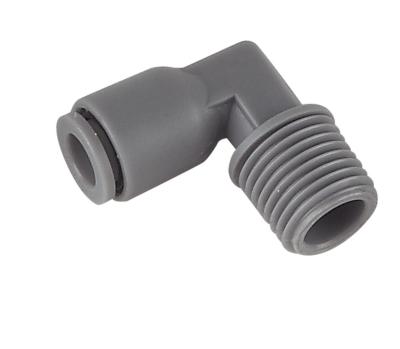 China 750mm Hg Male Thread Water Hose Connector 90 Degree Plug Adapter in Liquid System for sale