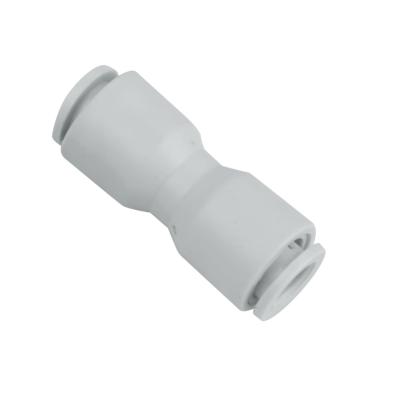 China Greyish White Straight Water Hose Connector​ Union Fitting for Pure Water Systems for sale