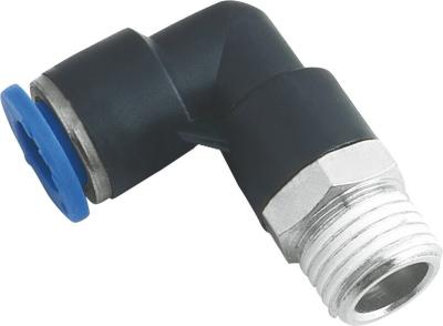 China Pneumatic Male Elbow NPT Threaded Fittings For Connecting / Branching / Terminating for sale