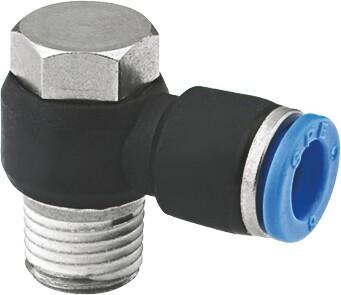 China 90 Degree Banjo Elbow NPT Threaded Fittings , Pneumatic One Touch Fittings for sale