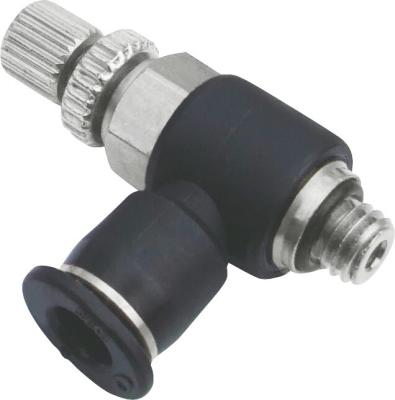 China Air Flow Control Valve 90 Degree Elbow Quick Release Fittings for sale