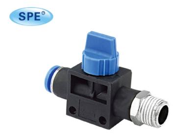 China Pneumatic Push In Fittings One Touch Quick Connector Two Way Tube To Thread for sale